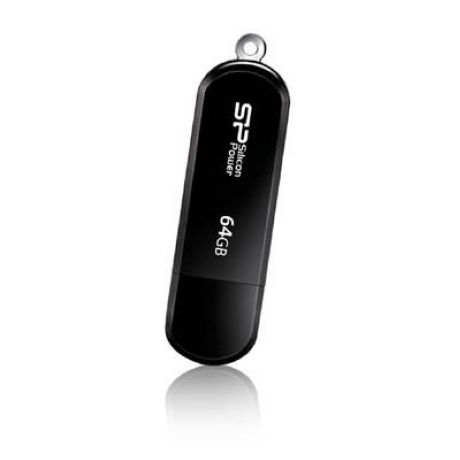 Флеш Диск Silicon Power 64Gb LuxMini 322  черный