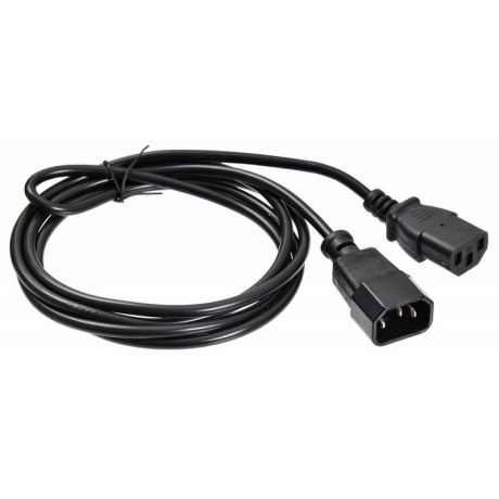 Кабель-удлинитель Buro AN23-1008 IEC C13 IEC C14 1.8м черный