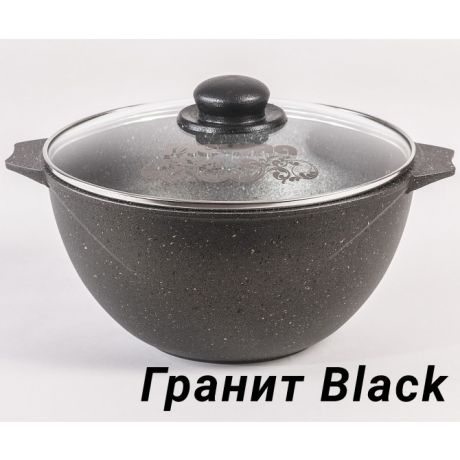Казан для плова Гранит 4л. а п Black ст кр 54802