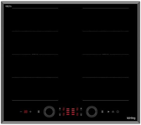 Варочная поверхность Korting HIB 68700 B Quadro