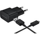Сетевое зарядное устройство Samsung EP-TA12EBEUGRU, черный