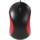 Мышь Oklick 115S черный красный оптическая (1200dpi) USB для ноутбука (2but)