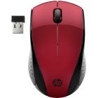 Мышь HP Wireless 220 красный черный оптическая (1200dpi) беспроводная USB для ноутбука (2but)