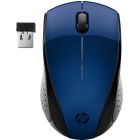Мышь HP Wireless 220 синий оптическая (1200dpi) беспроводная USB для ноутбука (2but)