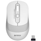 Мышь A4 Fstyler FG10 белый серый оптическая (2000dpi) беспроводная USB (4but)