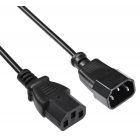 Кабель-удлинитель Buro AN23-1008 IEC C13 IEC C14 1.8м черный