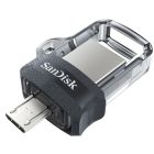 Флеш Диск Sandisk 16Gb Ultra Dual drive черный