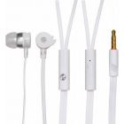 Гарнитура вкладыши Oklick HS-S-210 1.2м белый проводные