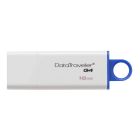 Флеш Диск Kingston 16Gb DataTraveler G4 DTIG4 16GB USB3.0 белый синий