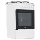 Газоэлектрическая плита SHIVAKI APETITO 50 10-E white с ГК горелок